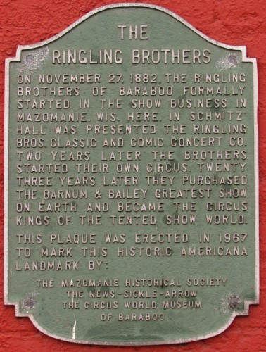 Ringling Brothers sign