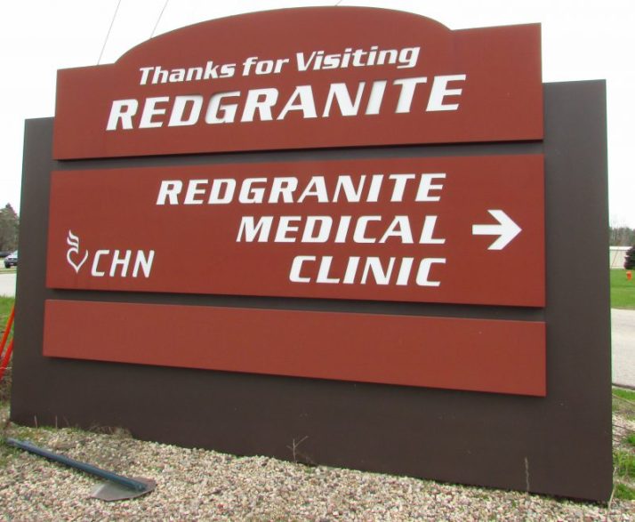Thanks for Visiting Redgranite sign